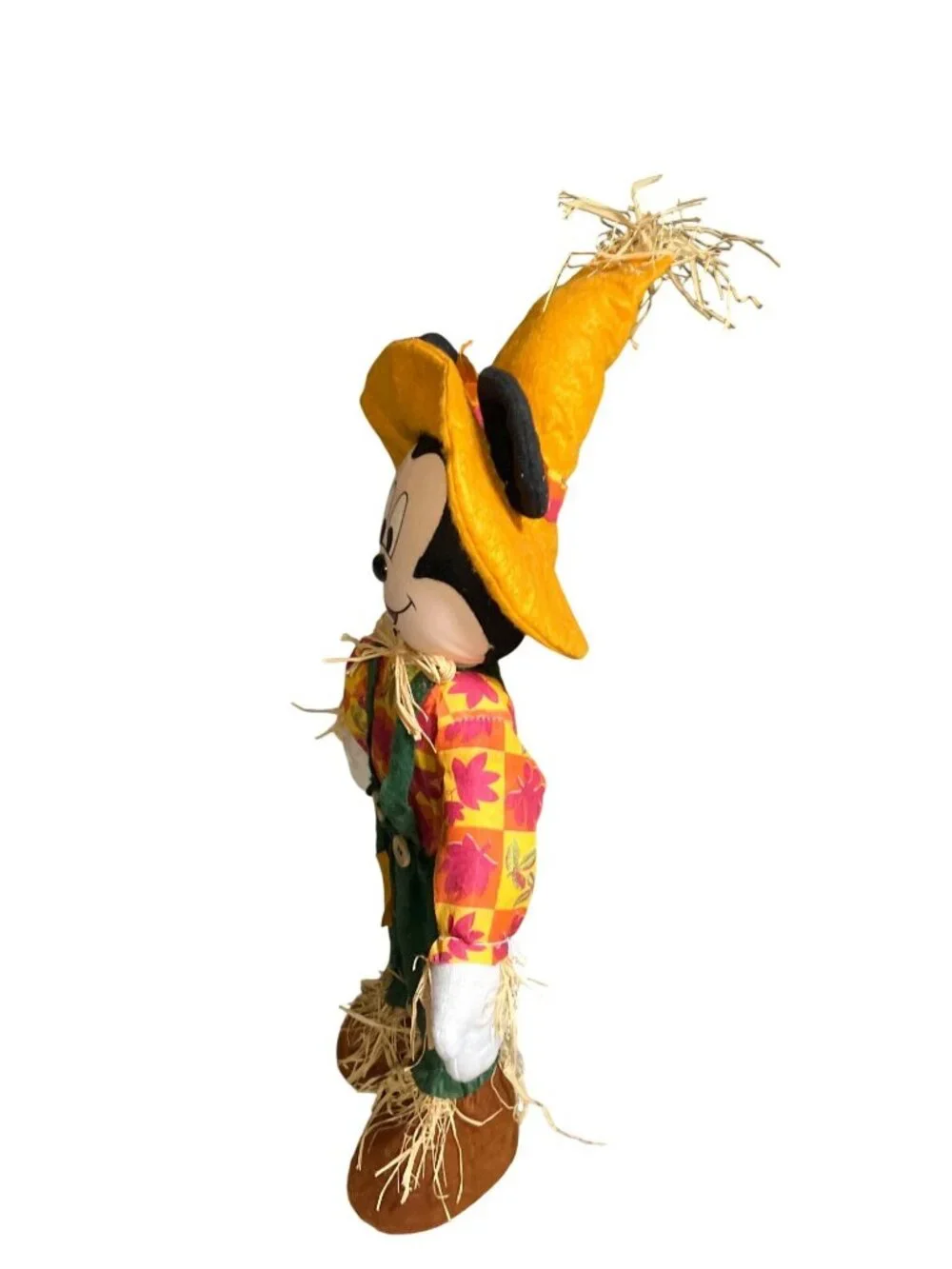 Mickey Mouse Scarecrow Fall Harvest Plush Decoration 18